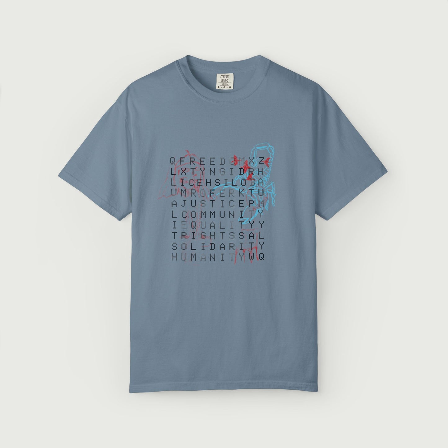 crossword tee design