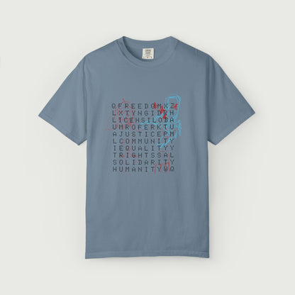 crossword tee design