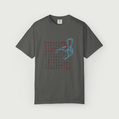 crossword tee design