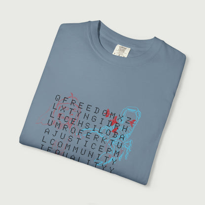 crossword tee design