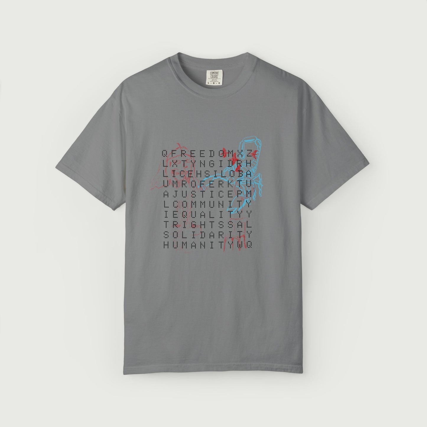 crossword tee design