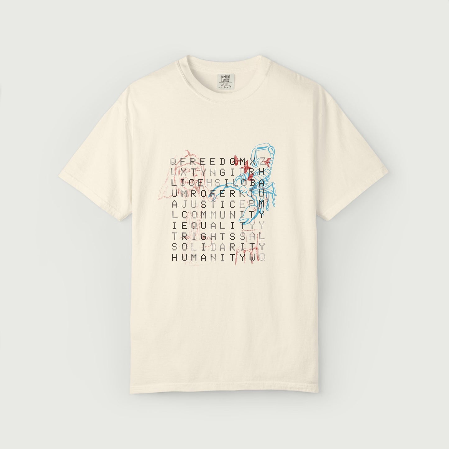 crossword tee design