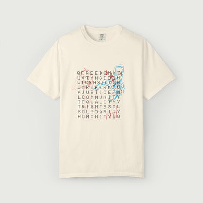 crossword tee design