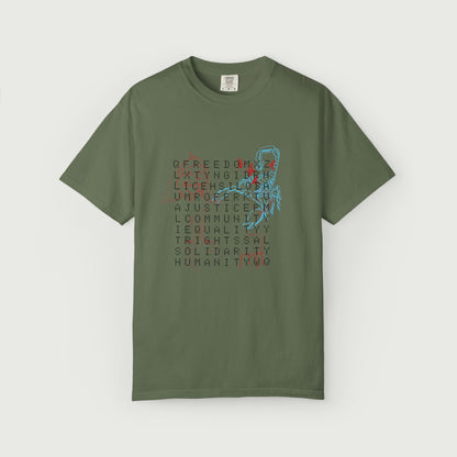 crossword tee design