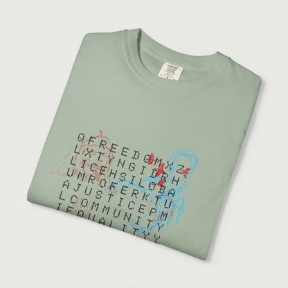 crossword tee design