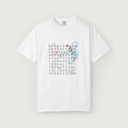 crossword tee design
