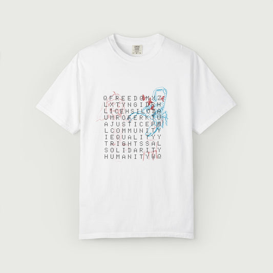 crossword tee design
