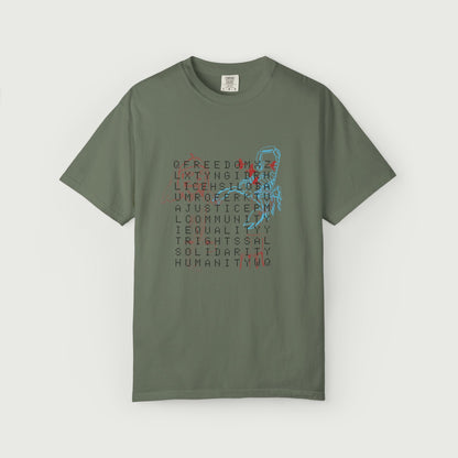 crossword tee design
