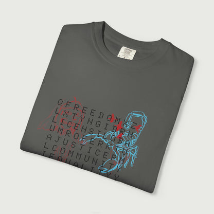 crossword tee design