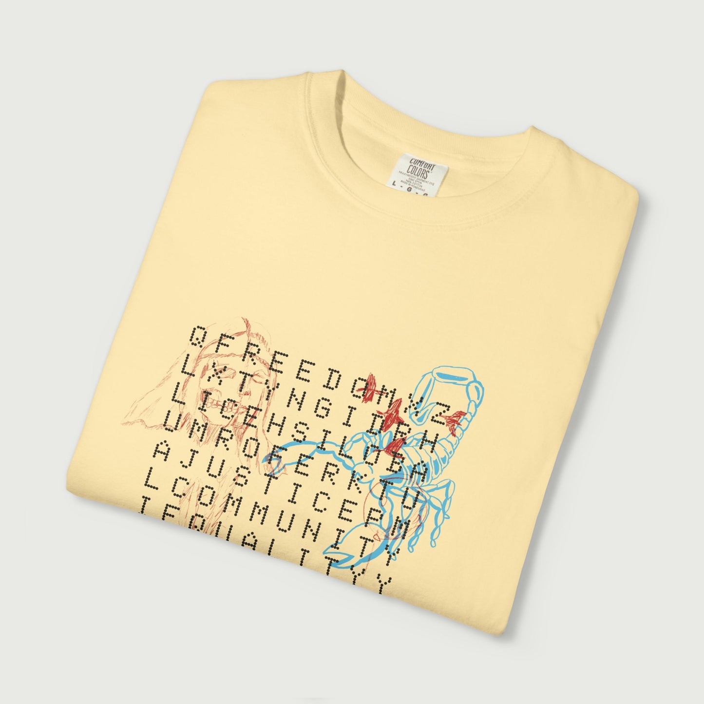 crossword tee design