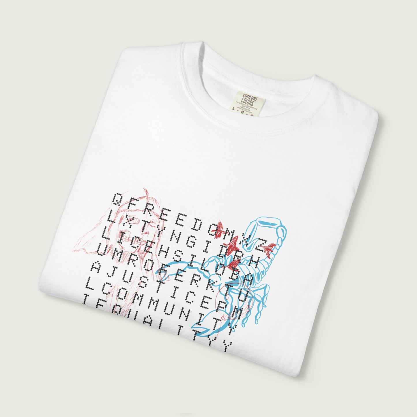 crossword tee design