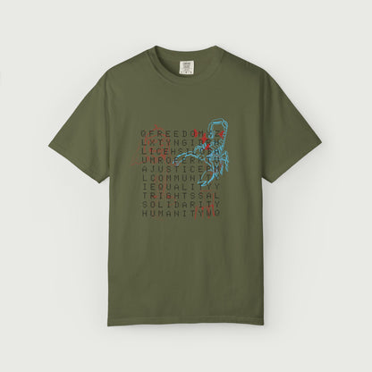 crossword tee design