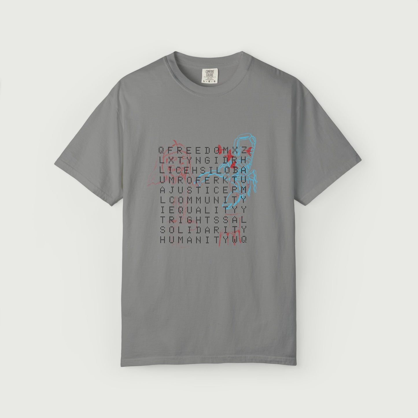 crossword tee design